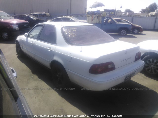 JH4KA7661SC014239 - 1995 ACURA LEGEND L WHITE photo 3