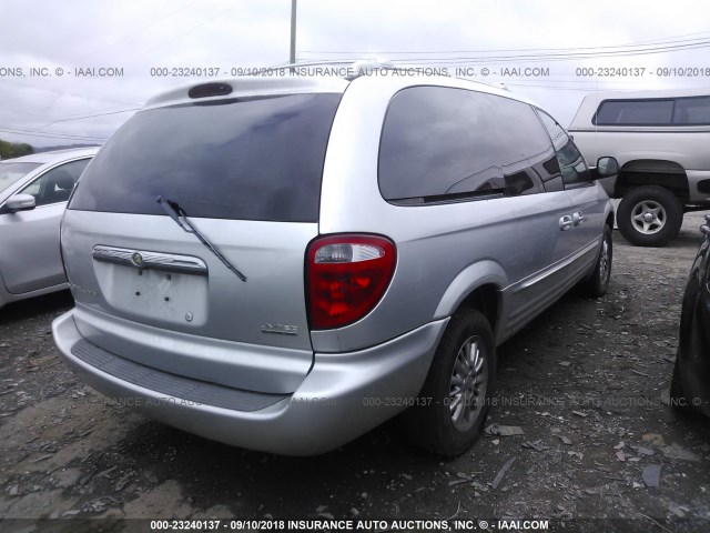 2C8GT64LX3R125240 - 2003 CHRYSLER TOWN & COUNTRY LIMITED SILVER photo 4