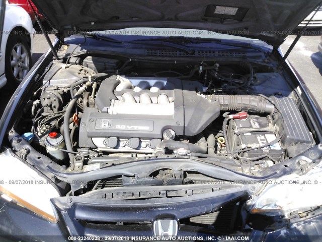 1HGCG16501A084903 - 2001 HONDA ACCORD EX BLACK photo 10