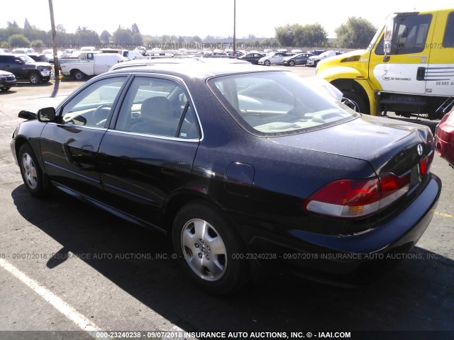 1HGCG16501A084903 - 2001 HONDA ACCORD EX BLACK photo 3