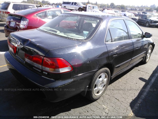 1HGCG16501A084903 - 2001 HONDA ACCORD EX BLACK photo 4