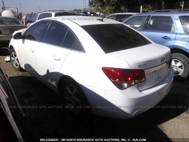 1G1PC5SBXE7163859 - 2014 CHEVROLET CRUZE LT WHITE photo 3