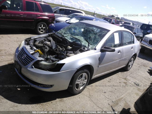 1G8AF52F85Z129733 - 2005 SATURN ION LEVEL 1 SILVER photo 2