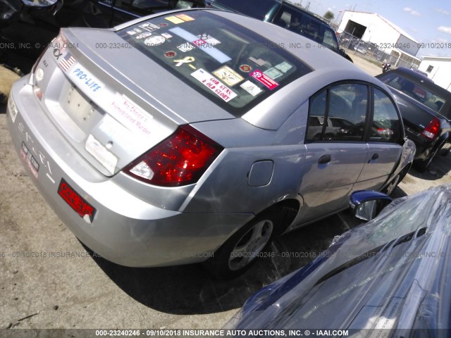 1G8AF52F85Z129733 - 2005 SATURN ION LEVEL 1 SILVER photo 4