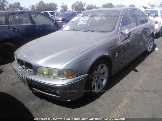 WBADT43423G035274 - 2003 BMW 525 I AUTOMATIC GRAY photo 2