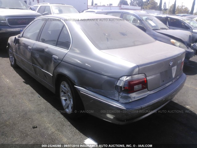WBADT43423G035274 - 2003 BMW 525 I AUTOMATIC GRAY photo 3