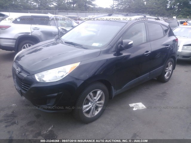 KM8JUCAC4CU532234 - 2012 HYUNDAI TUCSON GLS/LIMITED 黑色 照片 2