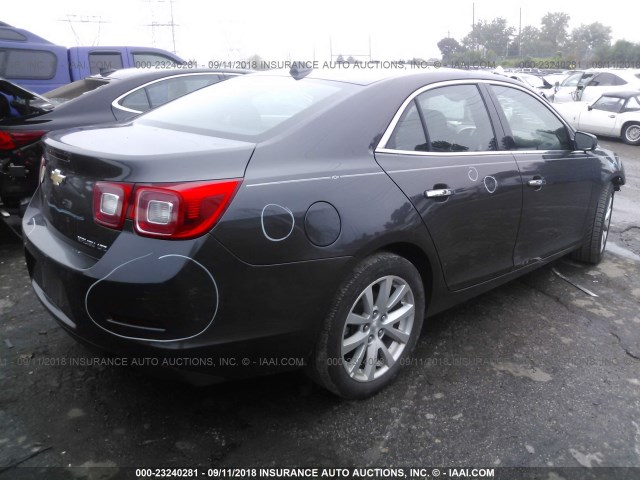 1G11H5SA9DF289231 - 2013 CHEVROLET MALIBU LTZ 灰色 照片 4