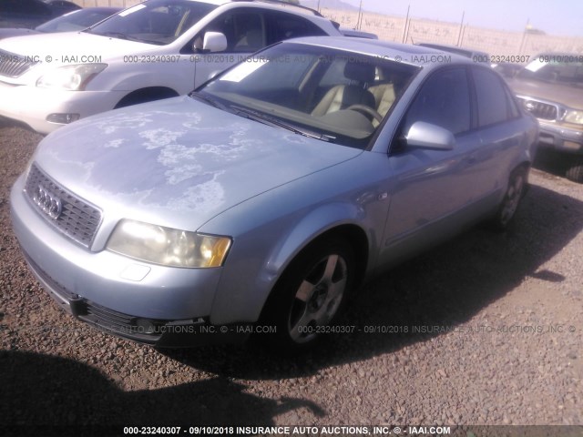 WAUJC68E44A111372 - 2004 AUDI A4 1.8T Light Blue photo 2