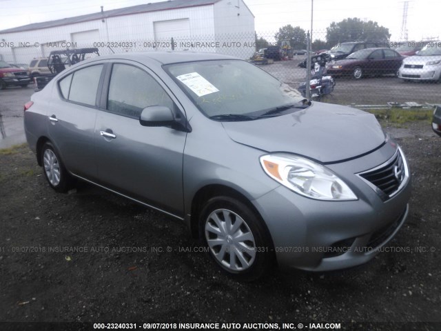 3N1CN7AP8CL855574 - 2012 NISSAN VERSA S/SV/SL GRAY photo 1