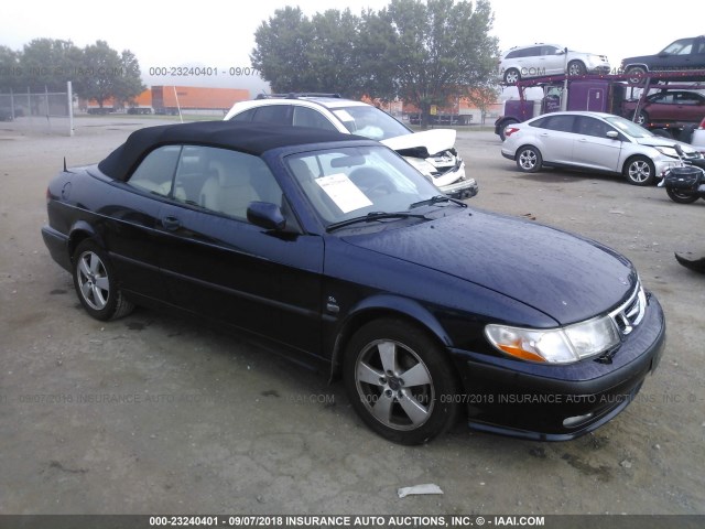 YS3DF78K037002690 - 2003 SAAB 9-3 SE Dark Blue photo 1