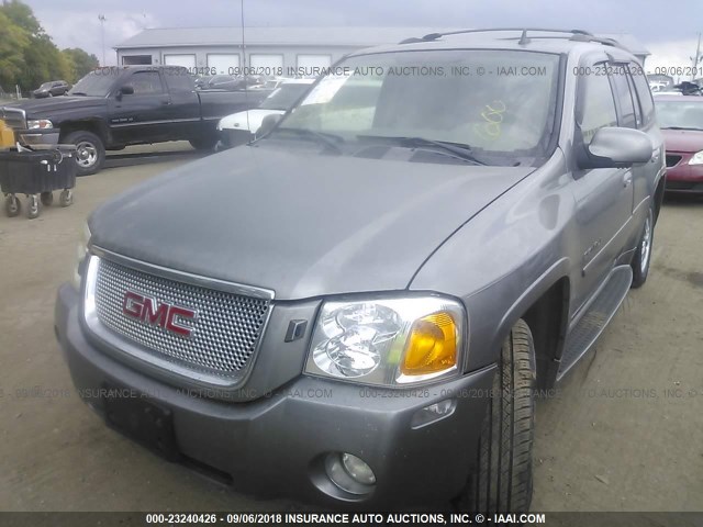 1GKET63M262122679 - 2006 GMC ENVOY DENALI Pewter photo 2