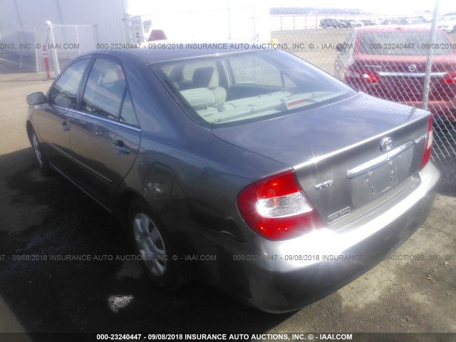 JTDBE30K120037221 - 2002 TOYOTA CAMRY LE/XLE/SE Теңіз көгі фото 3