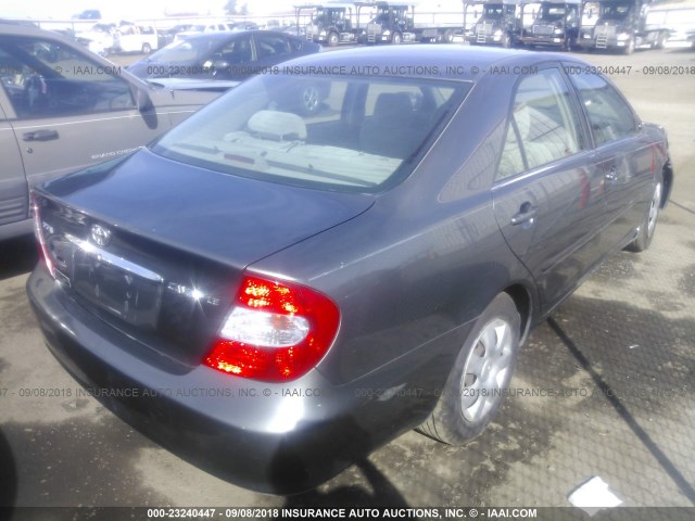 JTDBE30K120037221 - 2002 TOYOTA CAMRY LE/XLE/SE Теңіз көгі фото 4
