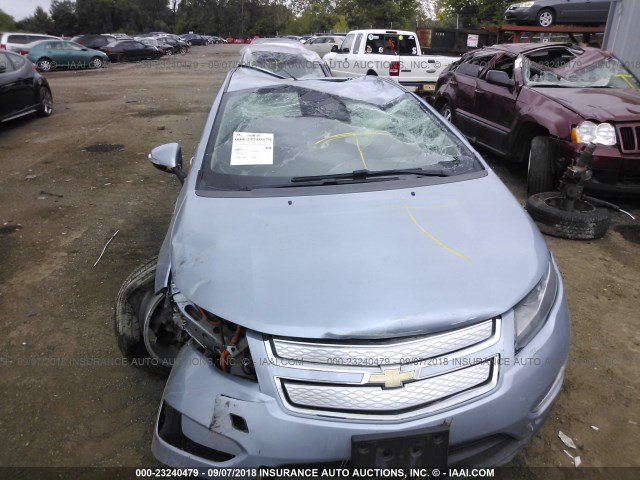 1G1RD6E4XDU133141 - 2013 CHEVROLET VOLT BLUE photo 6