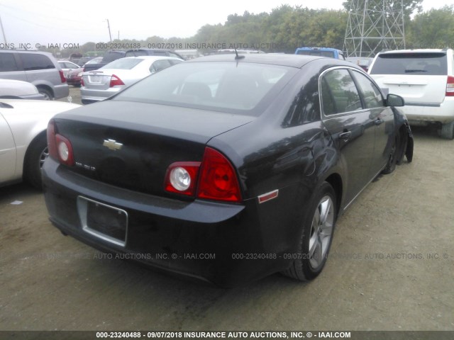 1G1ZC5EBXA4147368 - 2010 CHEVROLET MALIBU 1LT შავი ფოტო 4