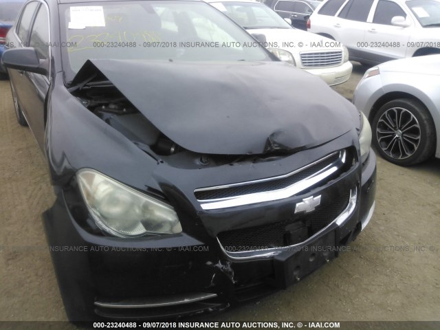 1G1ZC5EBXA4147368 - 2010 CHEVROLET MALIBU 1LT შავი ფოტო 6