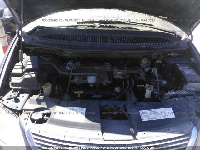 2C8GP54L71R321535 - 2001 CHRYSLER TOWN & COUNTRY LXI BLUE photo 10