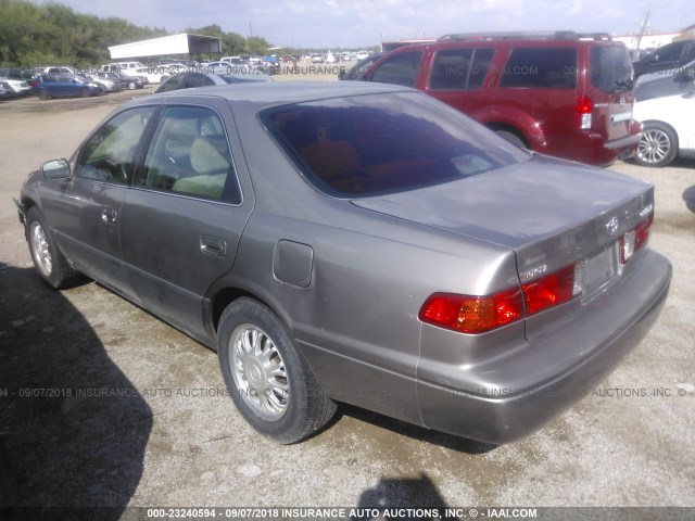4T1BG22K11U109099 - 2001 TOYOTA CAMRY CE/LE/XLE 棕色 照片 3