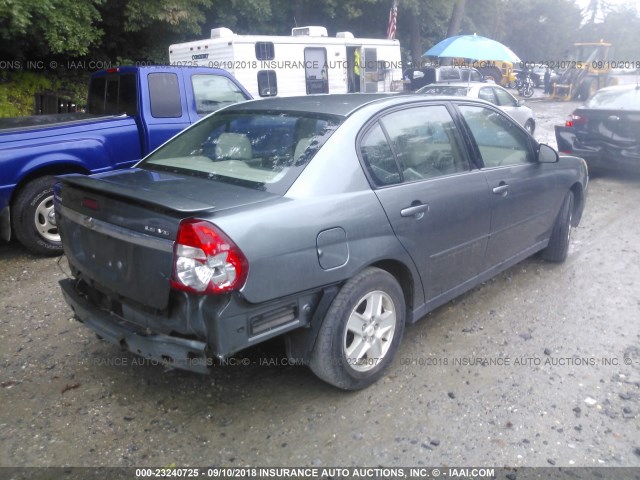 1G1ZT54845F176994 - 2005 CHEVROLET MALIBU LS ნაცრისფერი ფოტო 4