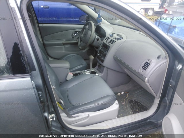 1G1ZT54845F176994 - 2005 CHEVROLET MALIBU LS ნაცრისფერი ფოტო 5