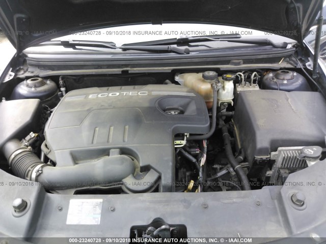 1G1ZH57B39F231952 - 2009 CHEVROLET MALIBU 1LT მუქი ლურჯი ფოტო 10