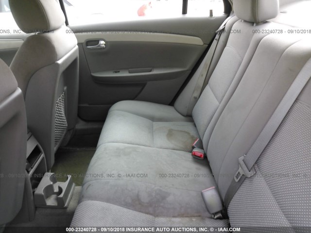1G1ZH57B39F231952 - 2009 CHEVROLET MALIBU 1LT მუქი ლურჯი ფოტო 8
