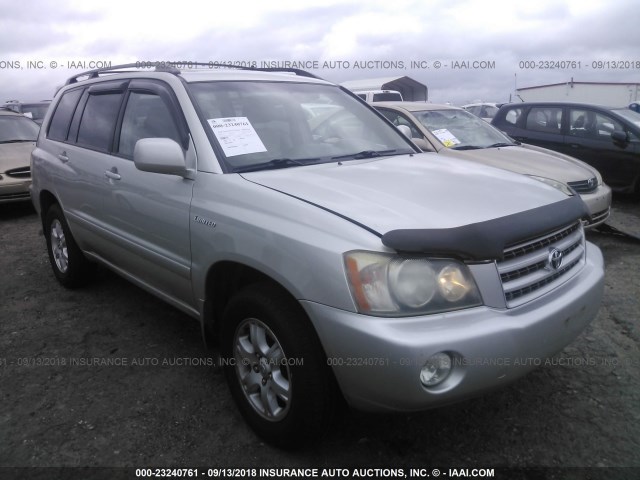 JTEHF21A830119242 - 2003 TOYOTA HIGHLANDER LIMITED SILVER photo 1