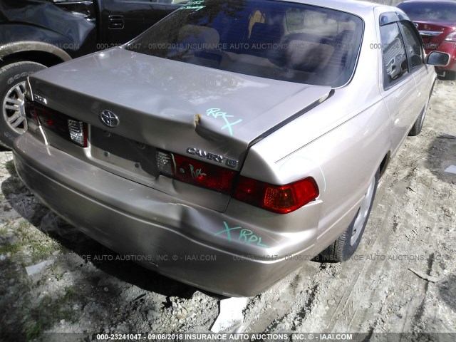 4T1BG22K91U068074 - 2001 TOYOTA CAMRY CE/LE/XLE 金色 照片 6