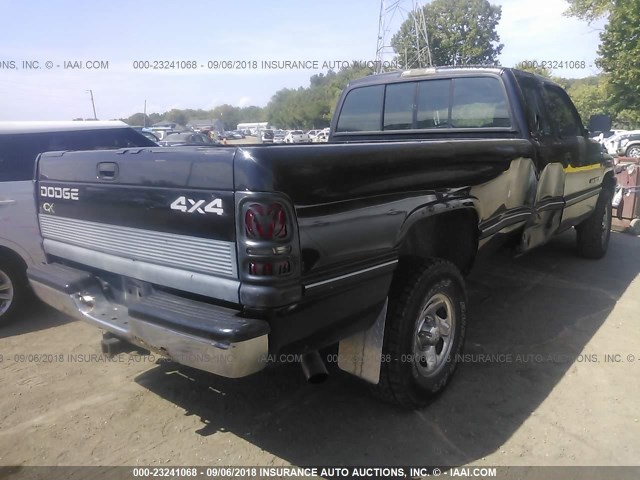 3B7HF13Z1TM123809 - 1996 DODGE RAM 1500 BLACK photo 4