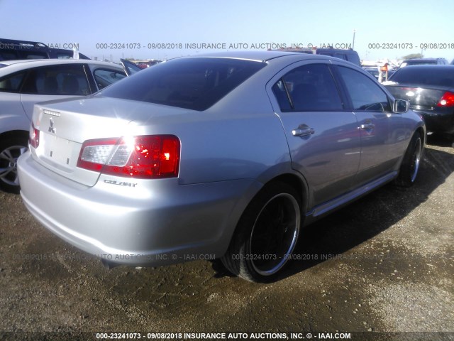 4A32B3FF9AE009801 - 2010 MITSUBISHI GALANT ES/SE SILVER photo 4