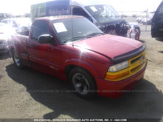 1GCCS1449Y8115851 - 2000 CHEVROLET S TRUCK S10 RED photo 1