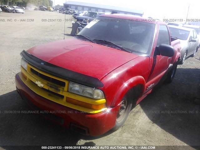 1GCCS1449Y8115851 - 2000 CHEVROLET S TRUCK S10 RED photo 2