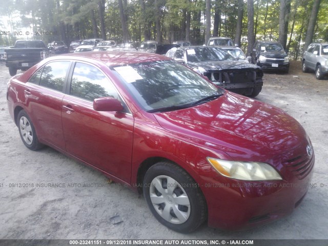 4T4BE46K29R138978 - 2009 TOYOTA CAMRY SE/LE/XLE RED photo 1