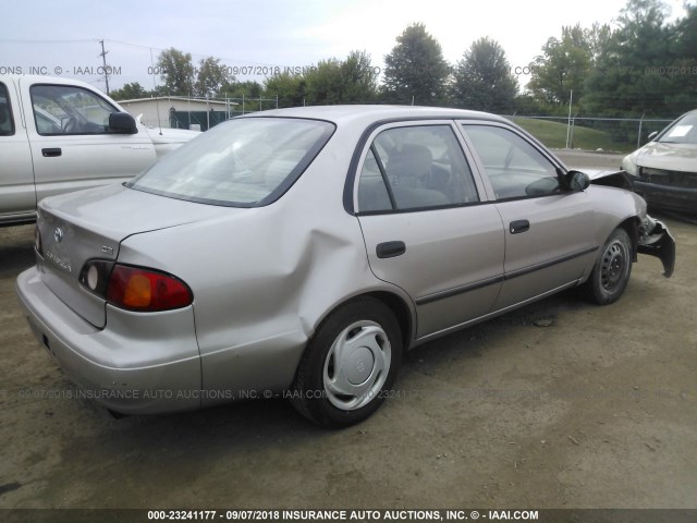 2T1BR12E0WC012239 - 1998 TOYOTA COROLLA VE/CE/LE TAN photo 4