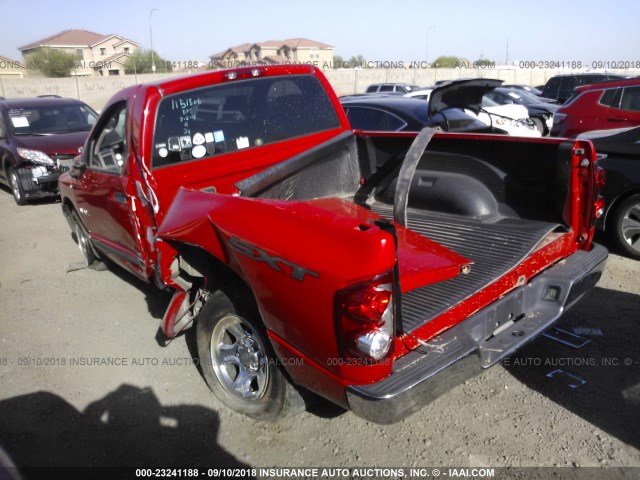 1D7HA16K18J128631 - 2008 DODGE RAM 1500 ST RED photo 3