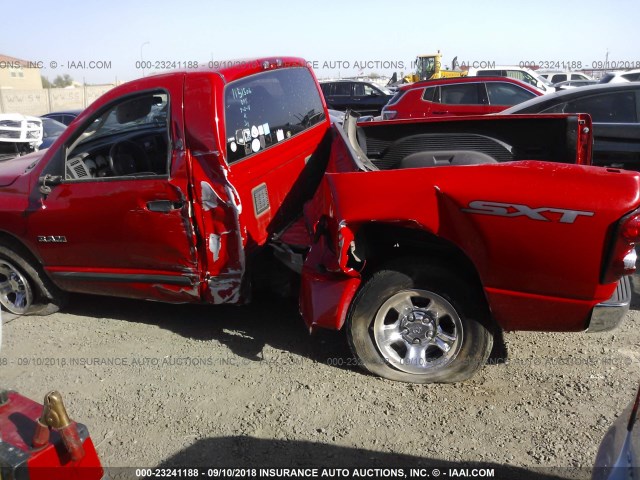 1D7HA16K18J128631 - 2008 DODGE RAM 1500 ST RED photo 6