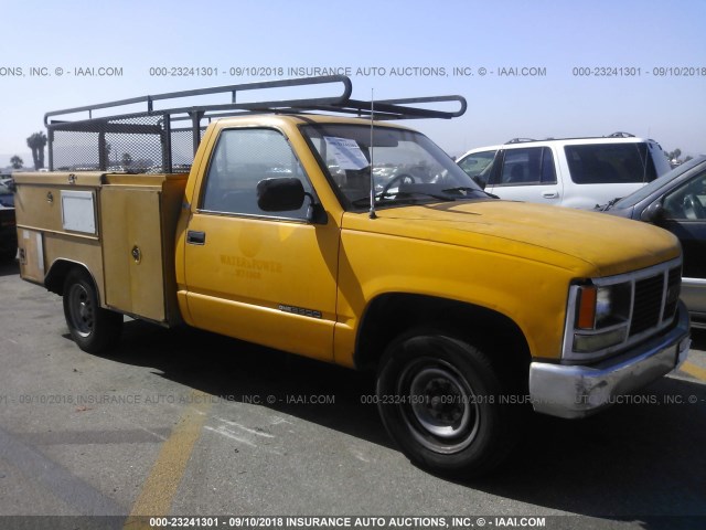 1GDGC34K5JE520956 - 1988 GMC GMT-400 C3500 YELLOW photo 1