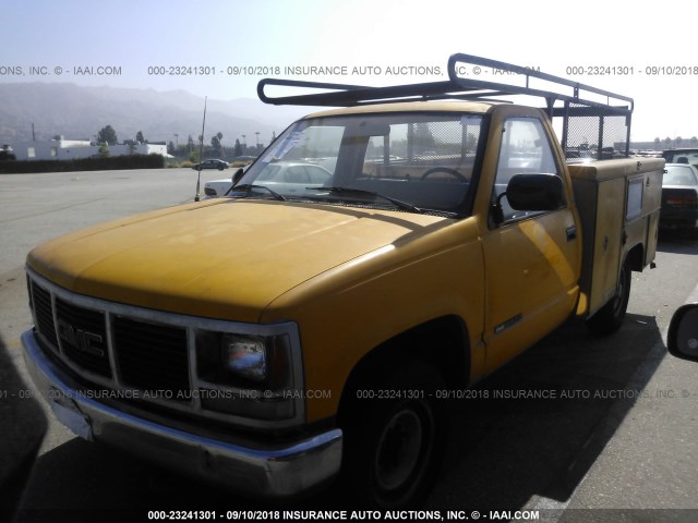 1GDGC34K5JE520956 - 1988 GMC GMT-400 C3500 YELLOW photo 2