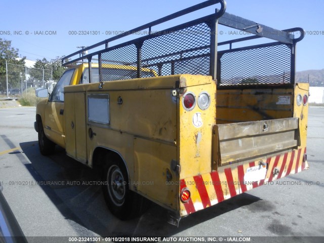 1GDGC34K5JE520956 - 1988 GMC GMT-400 C3500 YELLOW photo 3