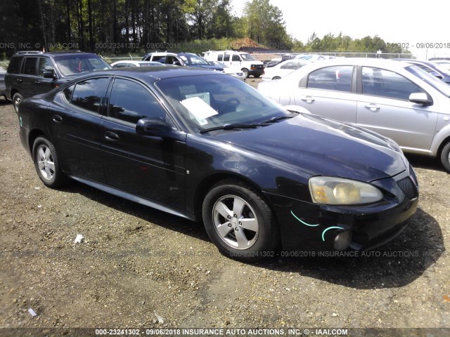 2G2WP552771162773 - 2007 PONTIAC GRAND PRIX Чорний фото 1