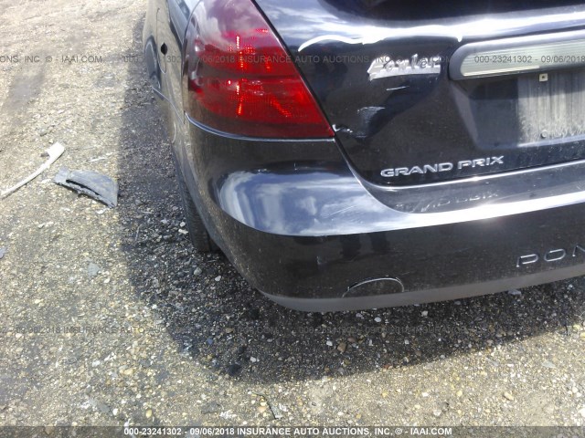 2G2WP552771162773 - 2007 PONTIAC GRAND PRIX Чорний фото 6
