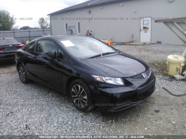 2HGFG3B82DH518592 - 2013 HONDA CIVIC EX BLACK photo 1