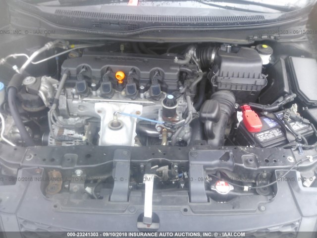 2HGFG3B82DH518592 - 2013 HONDA CIVIC EX BLACK photo 10