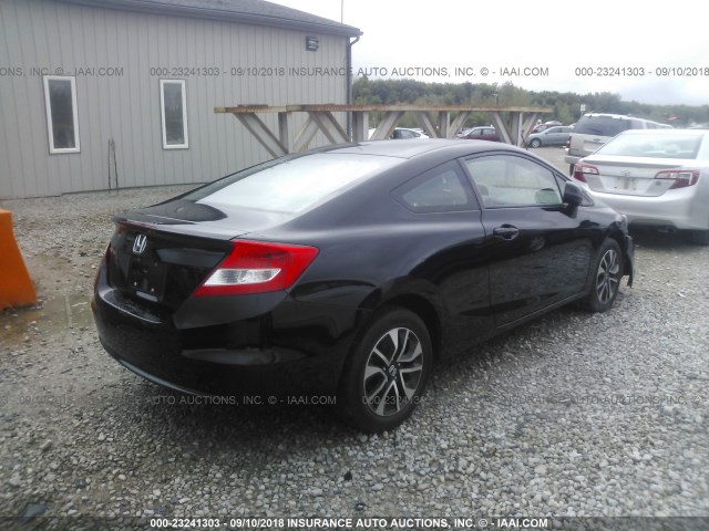 2HGFG3B82DH518592 - 2013 HONDA CIVIC EX BLACK photo 4