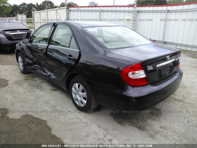 4T1BE32K13U709989 - 2003 TOYOTA CAMRY LE/XLE/SE Tünd qırmızı foto 3