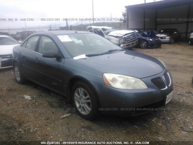 1G2ZG558664257670 - 2006 PONTIAC G6 SE1 BLUE photo 1