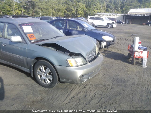 4S3BH815347642655 - 2004 SUBARU LEGACY OUTBACK H6 3.0 SPECIAL Light Blue photo 1