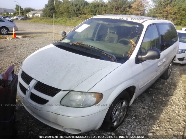 2D4GP44L73R157253 - 2003 DODGE GRAND CARAVAN SPORT WHITE photo 2