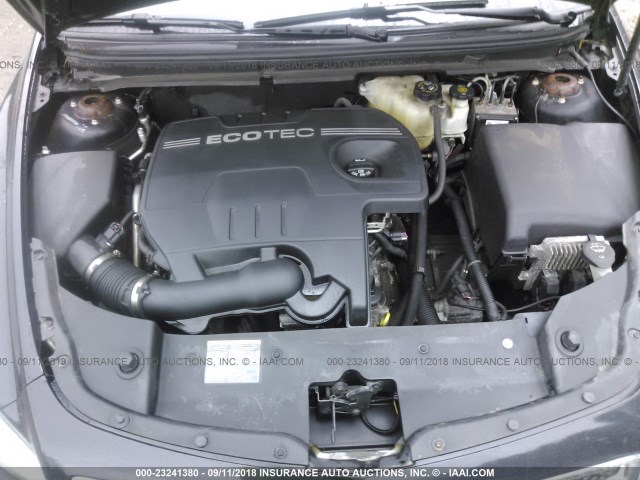 1G1ZG57B084309052 - 2008 CHEVROLET MALIBU LS Қара фото 10